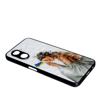 Чехол накладка Prisma UA Realme C33 Украинка с флагом