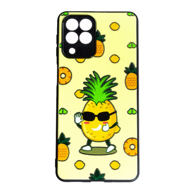 Чехол накладка Summer Hits Samsung M336 (M33) Ананас