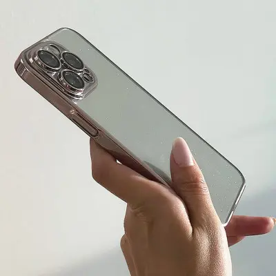 Чехол накладка Glittershine iPhone 12 Pro Розовое Золото