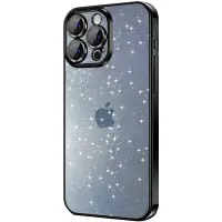 Чехол накладка Glittershine iPhone 15 Pro Max Черная