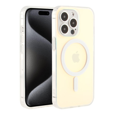 Чехол накладка IMD Gradient MagSafe iPhone 14 Pro Max Прозрачная