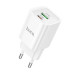 Сетевое зарядное устройство Hoco C149A 1PD+1USB 30W White, Белый