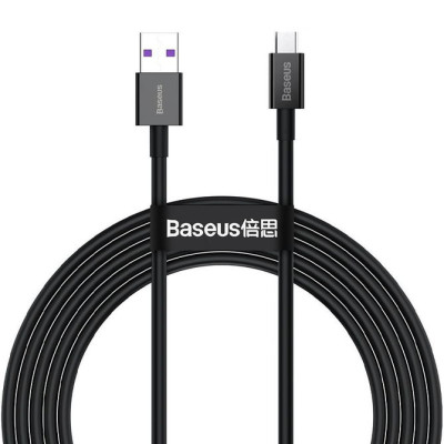 Кабель дата Baseus Superior MicroUSB 1м Чорний