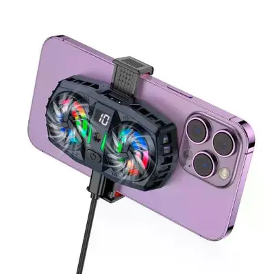 Кулер для телефона Hoco GM36 Mustango mobile phone dual cooler Черная