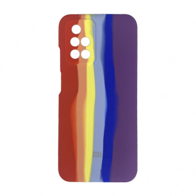 Чехол накладка HC Xiaomi Redmi 10 Радуга №2