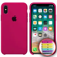 Чехол накладка HC iPhone XR Ярко-розовая (47)