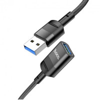 USB удлинитель Hoco U107 USB3.0 3A 1.2m Черный