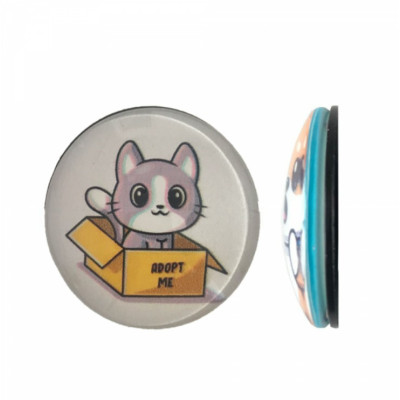 Держатель PopSocket Glass KITTY №25