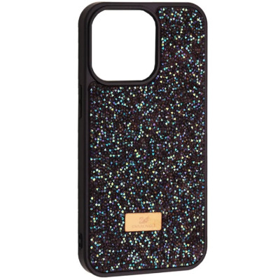 Чохол Накладка Swarovski Diamond iPhone 13 Фіолетова