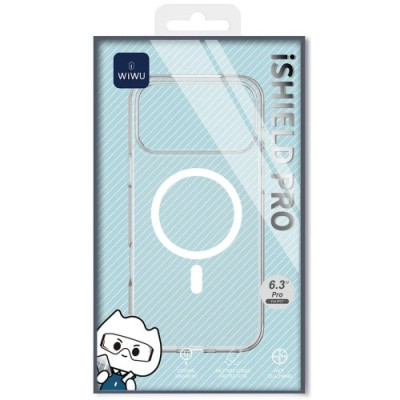 Чохол Накладка WIWU iShield Pro MagSafe iPhone 17 Pro Прозора (MCC-101) Чохол Накладка WIWU iShield Pro MagSafe iPhone 17 Pro Прозора (MCC-101)