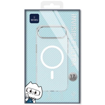 Чохол Накладка WIWU Invisible Pro YXK-207 MagSafe iPhone 17 Air Прозора Чохол Накладка WIWU Invisible Pro YXK-207 MagSafe iPhone 17 Air Прозора