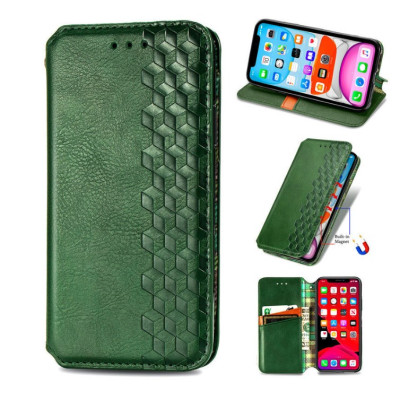 Чохол-книжка Getman Cubic Huawei P Smart 2021 Зелена