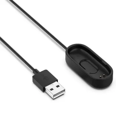 Зарядный кабель USB Xiaomi Mi Band 4 Black, Черный Зарядный кабель USB Xiaomi Mi Band 4 Black, Черный