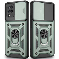 Чохол накладка Serge Ring Camshield Samsung A225 (A22)/M325 (M32) Зелена