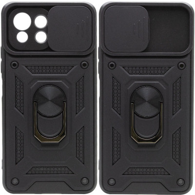 Чехол накладка Serge Ring Camshield Xiaomi Mi 11 Lite Черная