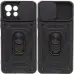 Чехол накладка Serge Ring Camshield Xiaomi Mi 11 Lite Черная