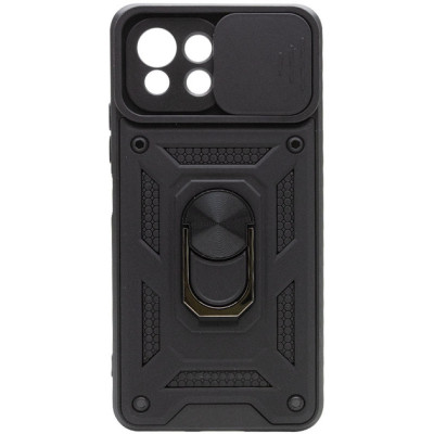 Чехол накладка Serge Ring Camshield Xiaomi Mi 11 Lite Черная