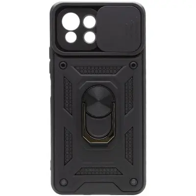 Чехол накладка Serge Ring Camshield Xiaomi Mi 11 Lite Черная