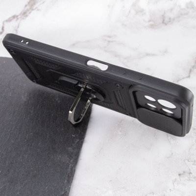 Чехол накладка Serge Ring Camshield Xiaomi Mi 11 Lite Черная