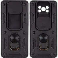 Чехол накладка Serge Ring Camshield Xiaomi Poco X3 Черная