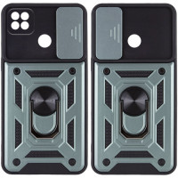 Чехол накладка Serge Ring Camshield Xiaomi Redmi 9c Зелена