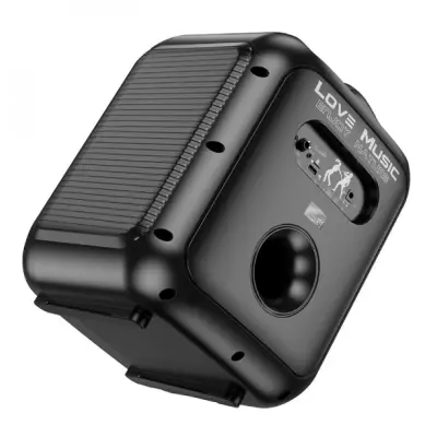 Колонка Bluetooth Hoco HA1 Black, Чёрный Колонка Bluetooth Hoco HA1 Black, Чёрный