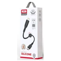 Кабель дата короткий XO Type-C - Lightning NB-Q248A 0.25m Чорний