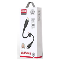 Кабель дата короткий XO Type-C - Lightning NB-Q248A 0.25m Чорний