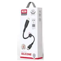 Кабель дата короткий XO Type-C - Lightning NB-Q248A 0.25m Чорний