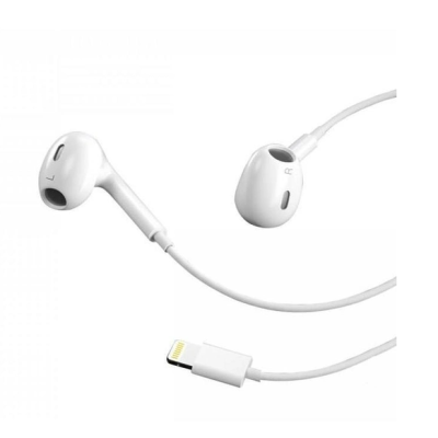 Провідні вакуумні навушники-гарнітура XO EP45 BT Lightning White, білий
