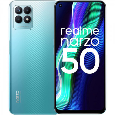 Смартфон Realme Narzo 50 4/128 GB Speed Blue, Синій