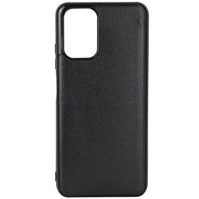 Чохол накладка Leather Xiaomi Redmi Note 9S/Note 9 Pro Чорна (M)