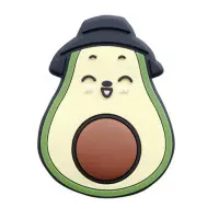 Тримач PopSocket 3D Авокадо Чорний (M)