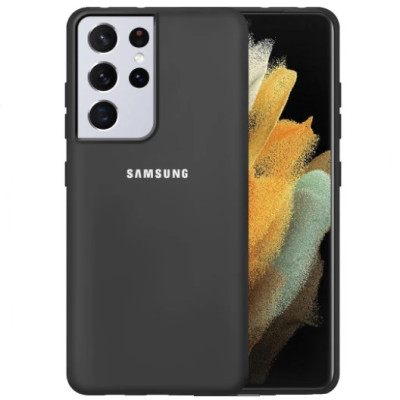 Чехол накладка HC Samsung G998 (S21 Ultra) Черная