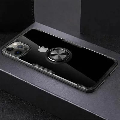 Чехол накладка Deen CrystalRing iPhone 12 Pro Max Черная