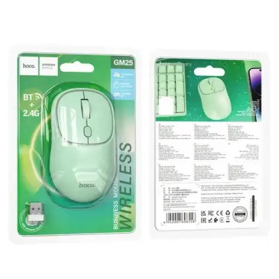 Беспроводная мышь BT Hoco GM25 Green, Зеленая