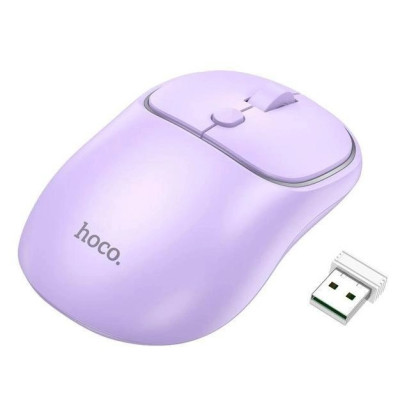 Беспроводная мышь BT Hoco GM25 Violet, Фиолетовая