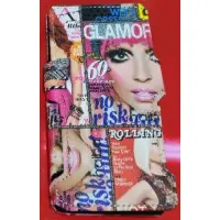 Чохол-книжка Універсальна 5.8" SC Журнали малюнок Чохол-книжка Універсальна 5.8" SC Журнали малюнок