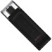 Флеш пам\'ять USB 64Gb Kingston Flash DT70 Type-C Black