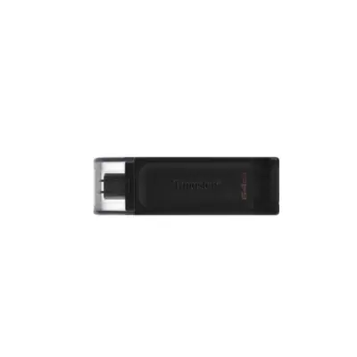 Флеш пам\'ять USB 64Gb Kingston Flash DT70 Type-C Black Флеш пам\'ять USB 64Gb Kingston Flash DT70 Type-C Black