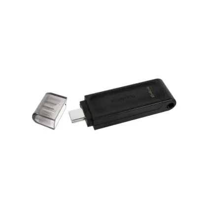 Флеш пам\'ять USB 64Gb Kingston Flash DT70 Type-C Black Флеш пам\'ять USB 64Gb Kingston Flash DT70 Type-C Black