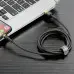 Кабель Baseus Cafule Lightning 1м Чорно-золотий Кабель Baseus Cafule Lightning 1м Чорно-золотий