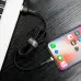 Кабель Baseus Cafule Lightning 1м Чорно-золотий Кабель Baseus Cafule Lightning 1м Чорно-золотий