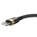 Кабель Baseus Cafule Lightning 1м Чорно-золотий Кабель Baseus Cafule Lightning 1м Чорно-золотий