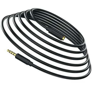 Кабель AUX Borofone BL12 2м Чорний Кабель AUX Borofone BL12 2м Чорний
