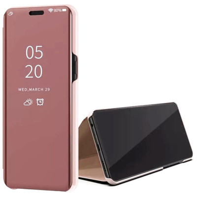 Чохол-книжка Clear View Standing Samsung M515 (M51) Рожеве Золото