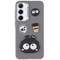 Чохол накладка LeatherToys Samsung A356 (A35 5G) Monster Сіра Чохол накладка LeatherToys Samsung A356 (A35 5G) Monster Сіра