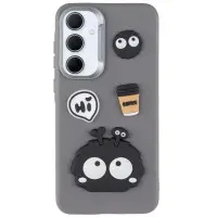 Чехол накладка LeatherToys Samsung A356 (A35 5G) Monster Серая