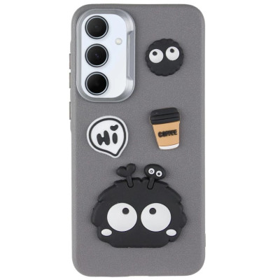 Чохол накладка LeatherToys Samsung A356 (A35 5G) Monster Сіра