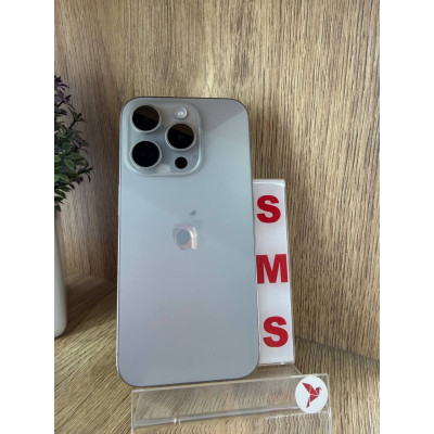 Смартфон Apple iPhone 15 Pro 128Gb Natural Titanium, Натуральний титан "S" (Б/В) (Ідеальний стан)